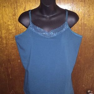 Christopher & Banks Tops - NWOT XL women’s teal camisole never worn Christopher & Banks Tops - NWOT XL women’s teal camisole never worn